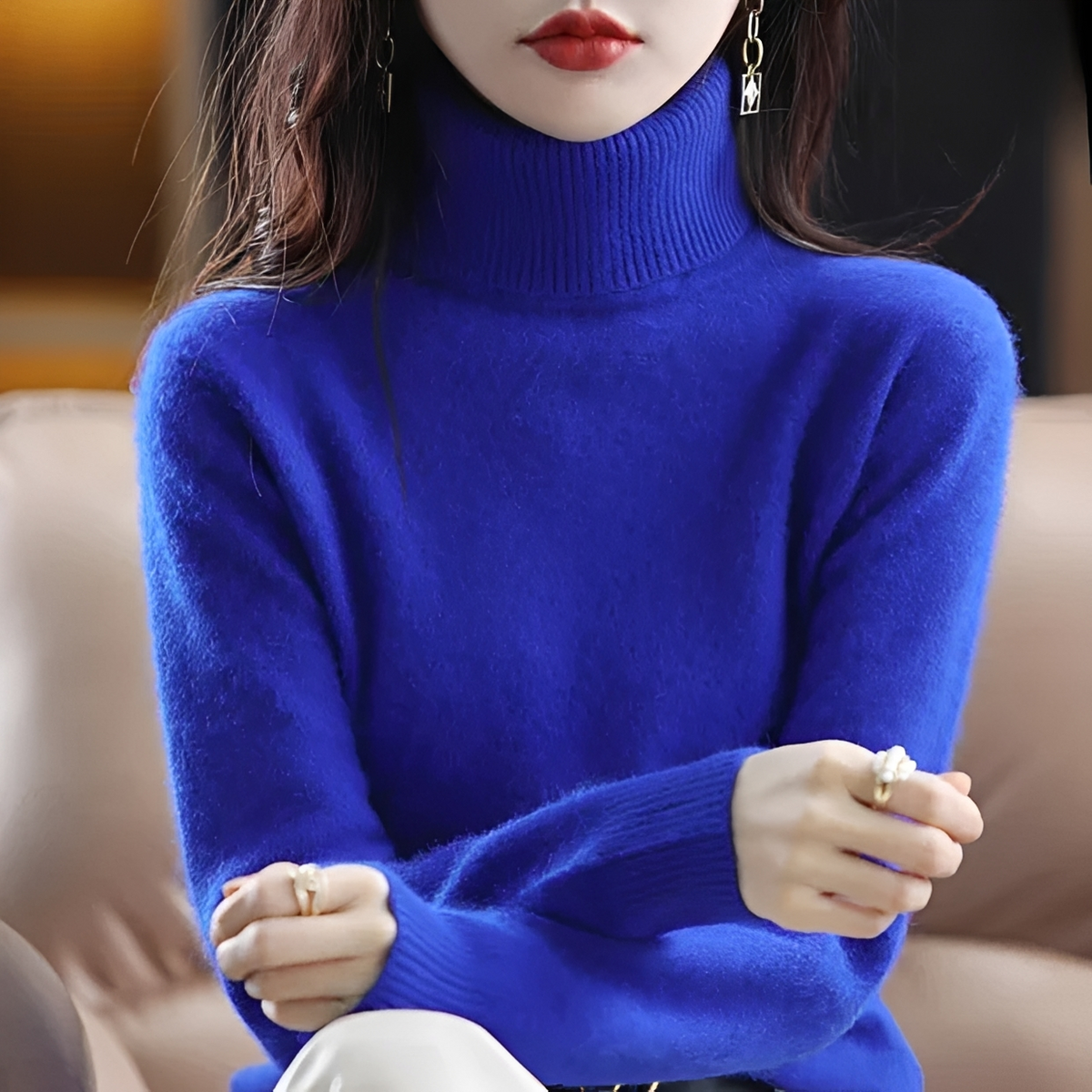 Letizia - Kuscheliger Rollkragenpullover