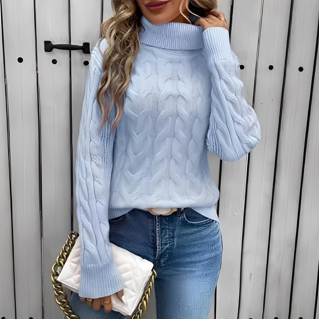 Amélie - Warmer und stilvoller Rollkragenpullover