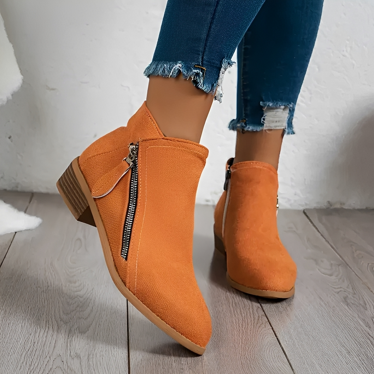 Klara - Elegante und schicke Stiefel mit Reißverschluss