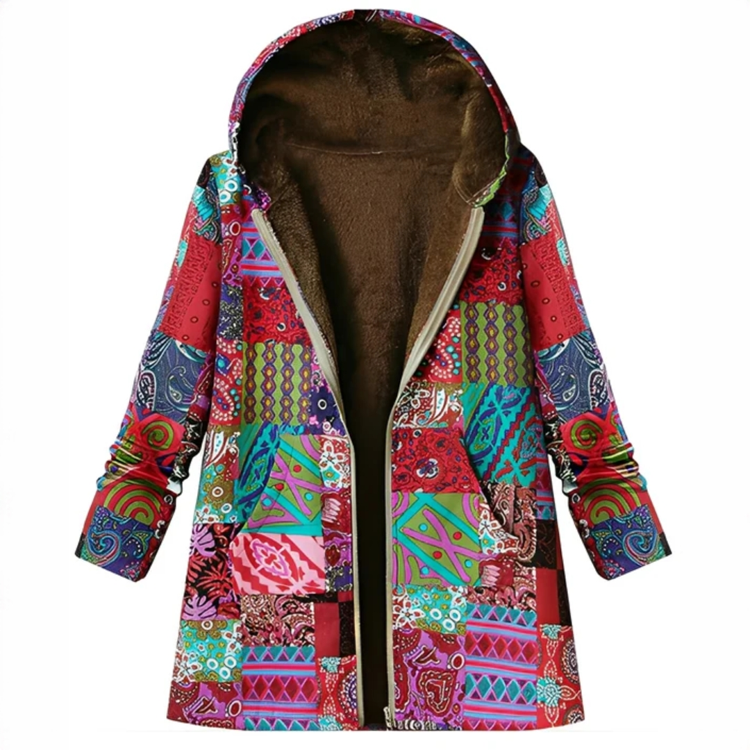 Jaslene - Klassische und warme Jacke mit Kapuze