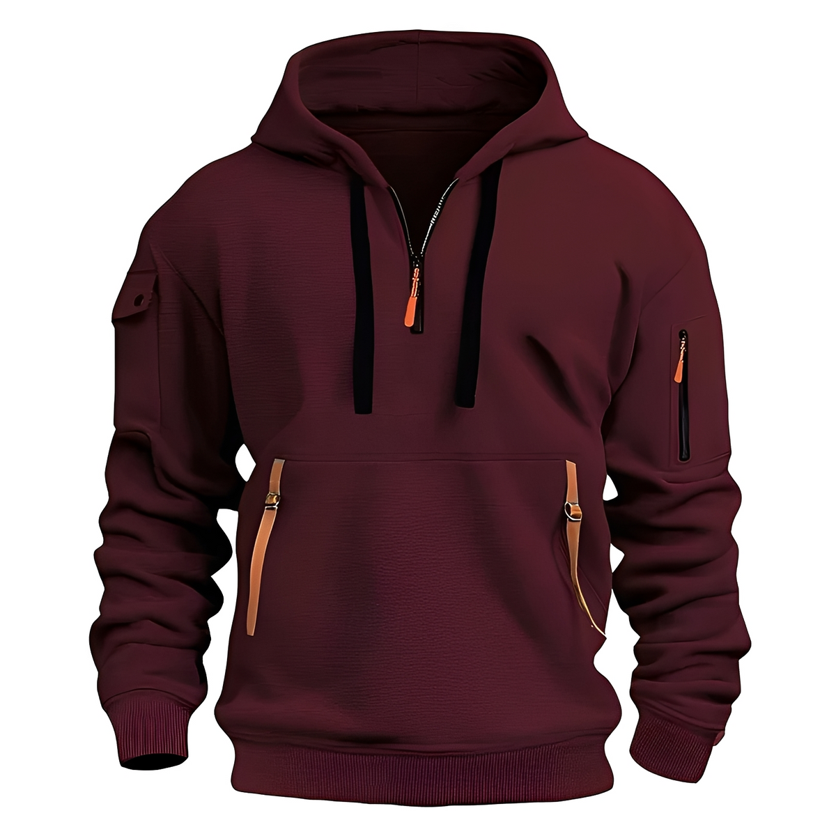 Norton - Strapazierfähiger Hoodie mit halbem Reißverschluss