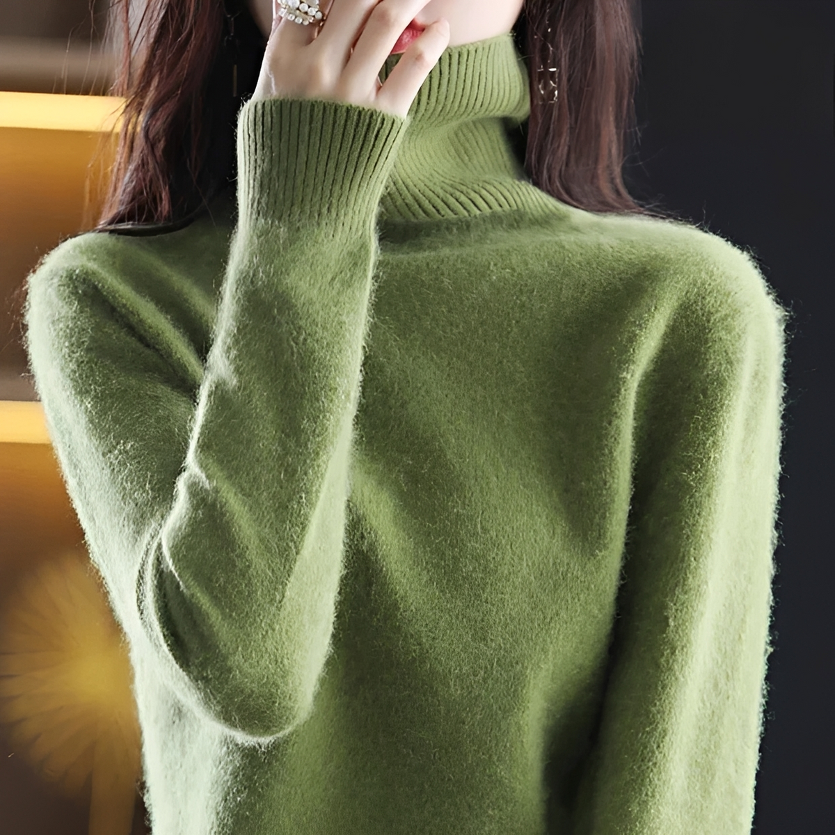 Letizia - Kuscheliger Rollkragenpullover