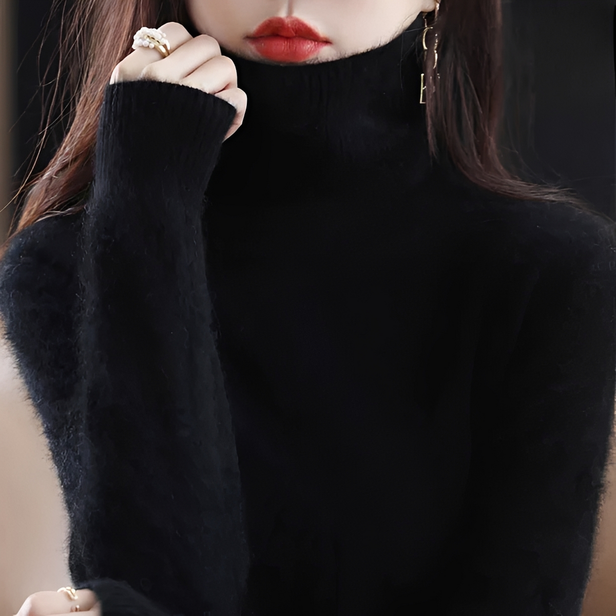 Letizia - Kuscheliger Rollkragenpullover