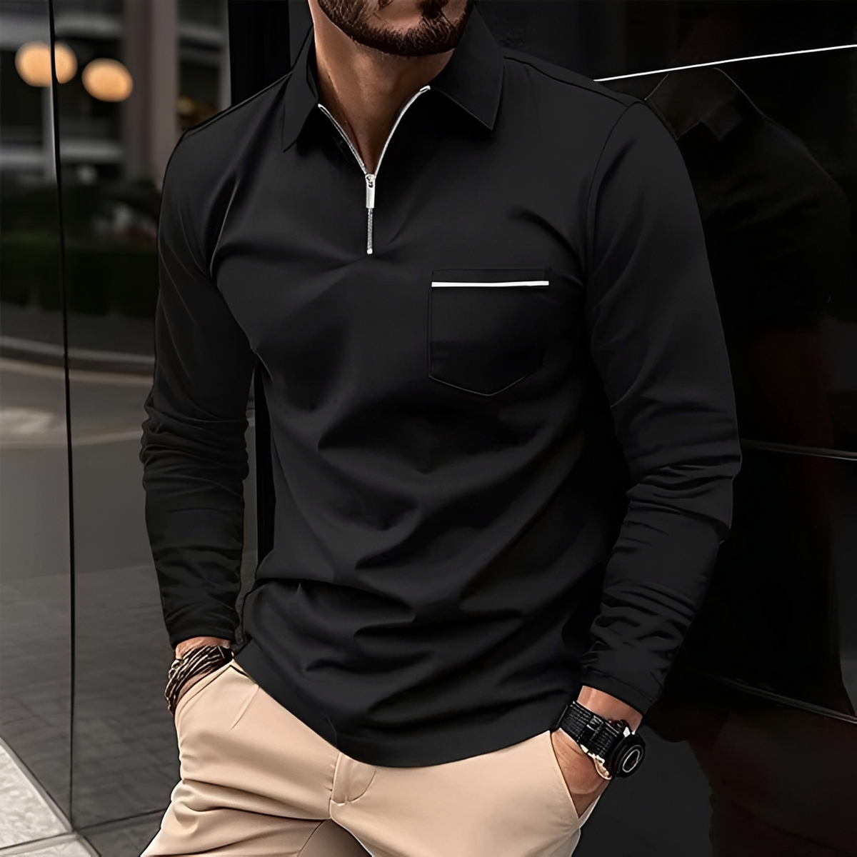 Romeo - Zeitloses und bequemes Langarmshirt