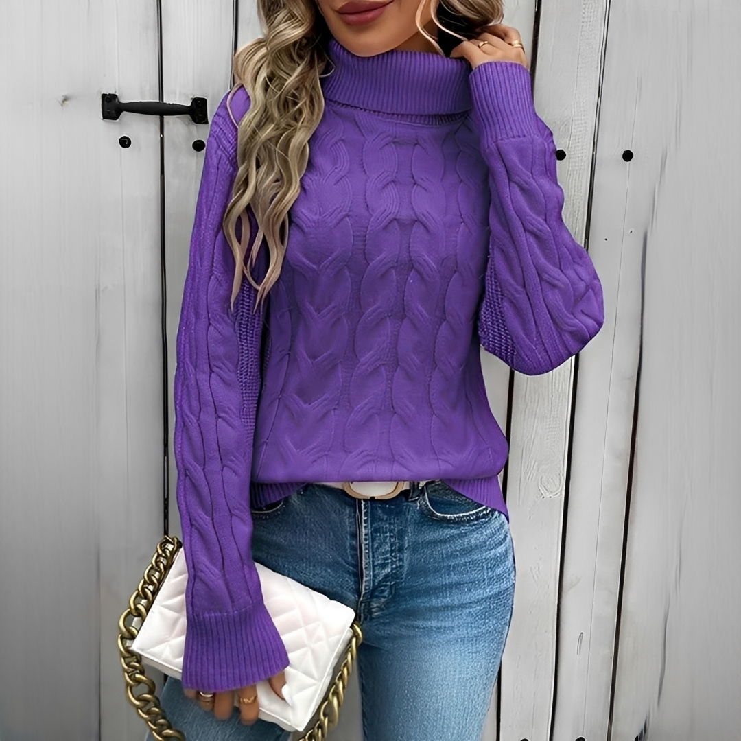 Amélie - Warmer und stilvoller Rollkragenpullover