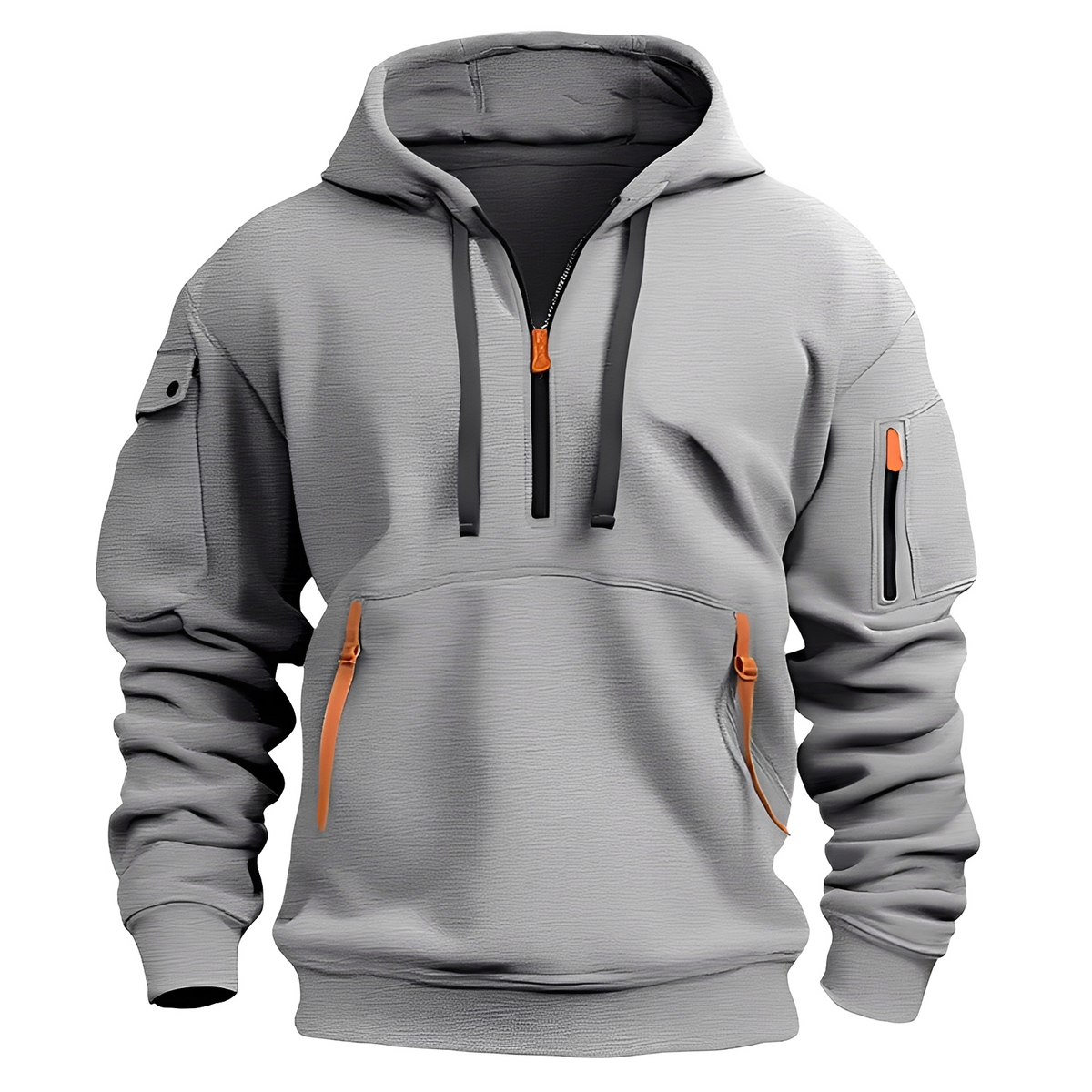 Norton - Strapazierfähiger Hoodie mit halbem Reißverschluss