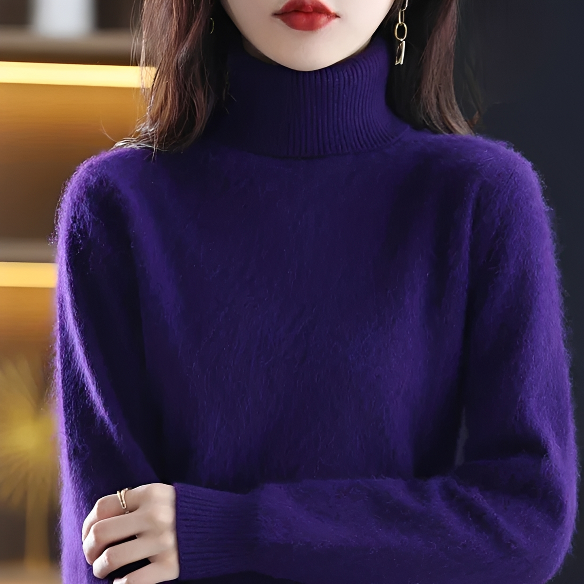 Letizia - Kuscheliger Rollkragenpullover