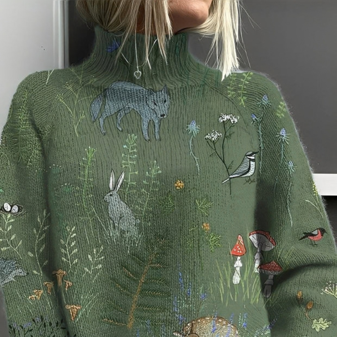 Amy - Eleganter und schicker Rollkragenpullover