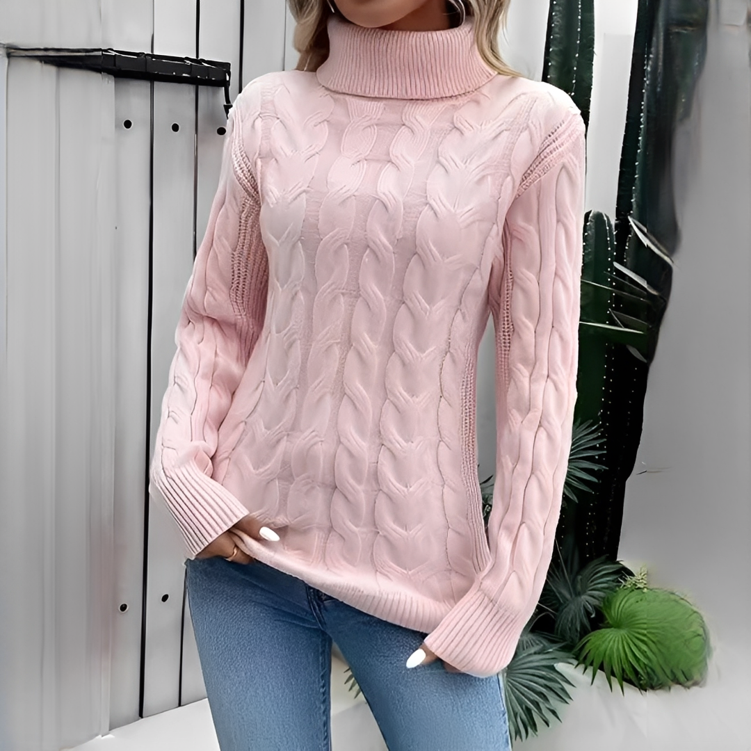 Amélie - Warmer und stilvoller Rollkragenpullover