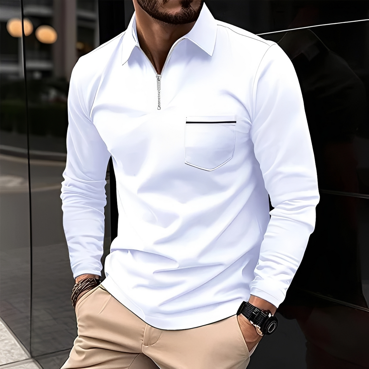 Romeo - Zeitloses und bequemes Langarmshirt