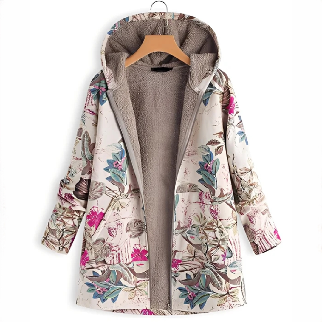 Jaslene - Klassische und warme Jacke mit Kapuze
