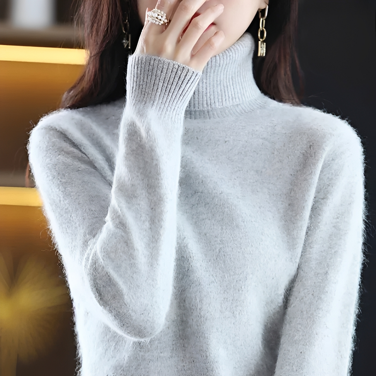 Letizia - Kuscheliger Rollkragenpullover