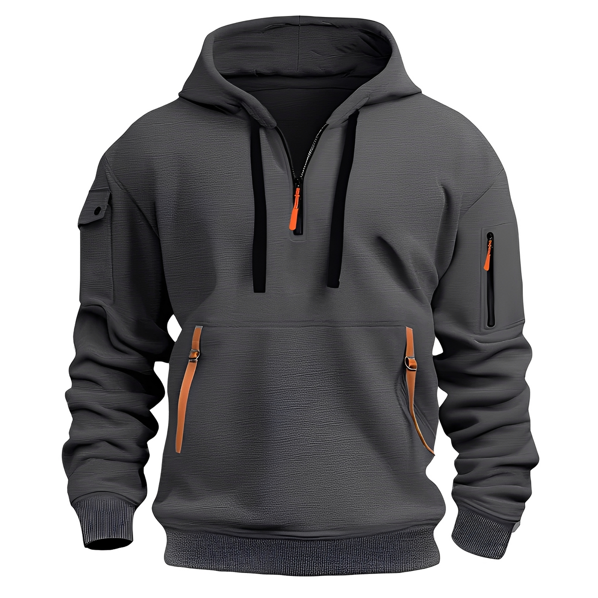 Norton - Strapazierfähiger Hoodie mit halbem Reißverschluss