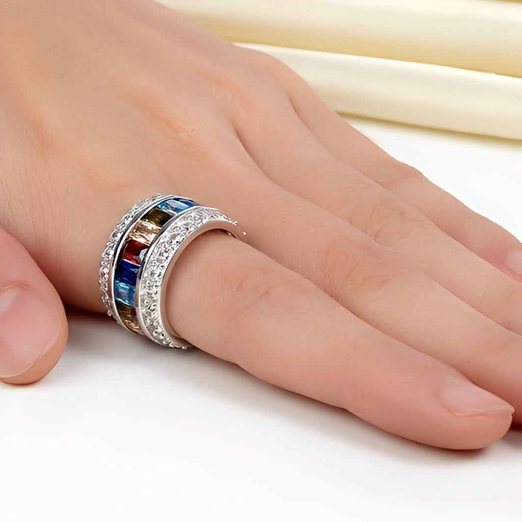 Sheena – Stilvoller Ring mit bunten Akzenten