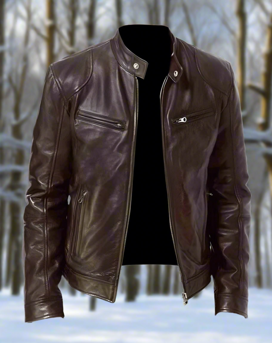 Henrik – Trendige Herren-Lederjacke