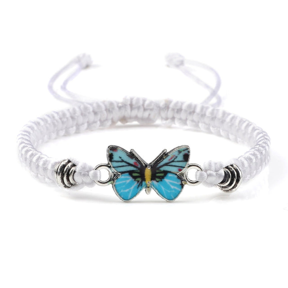 Elvina – Armband mit blauem Schmetterling