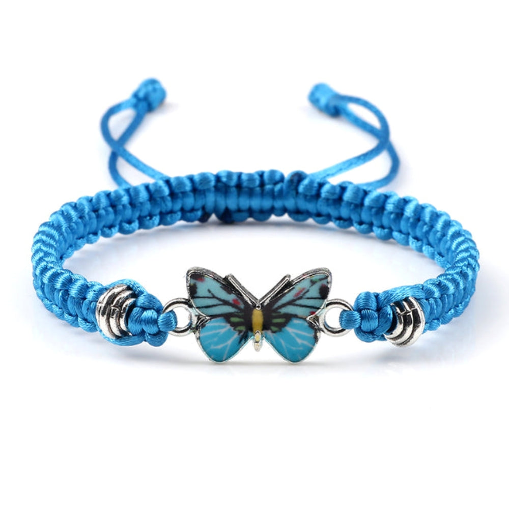 Elvina – Armband mit blauem Schmetterling