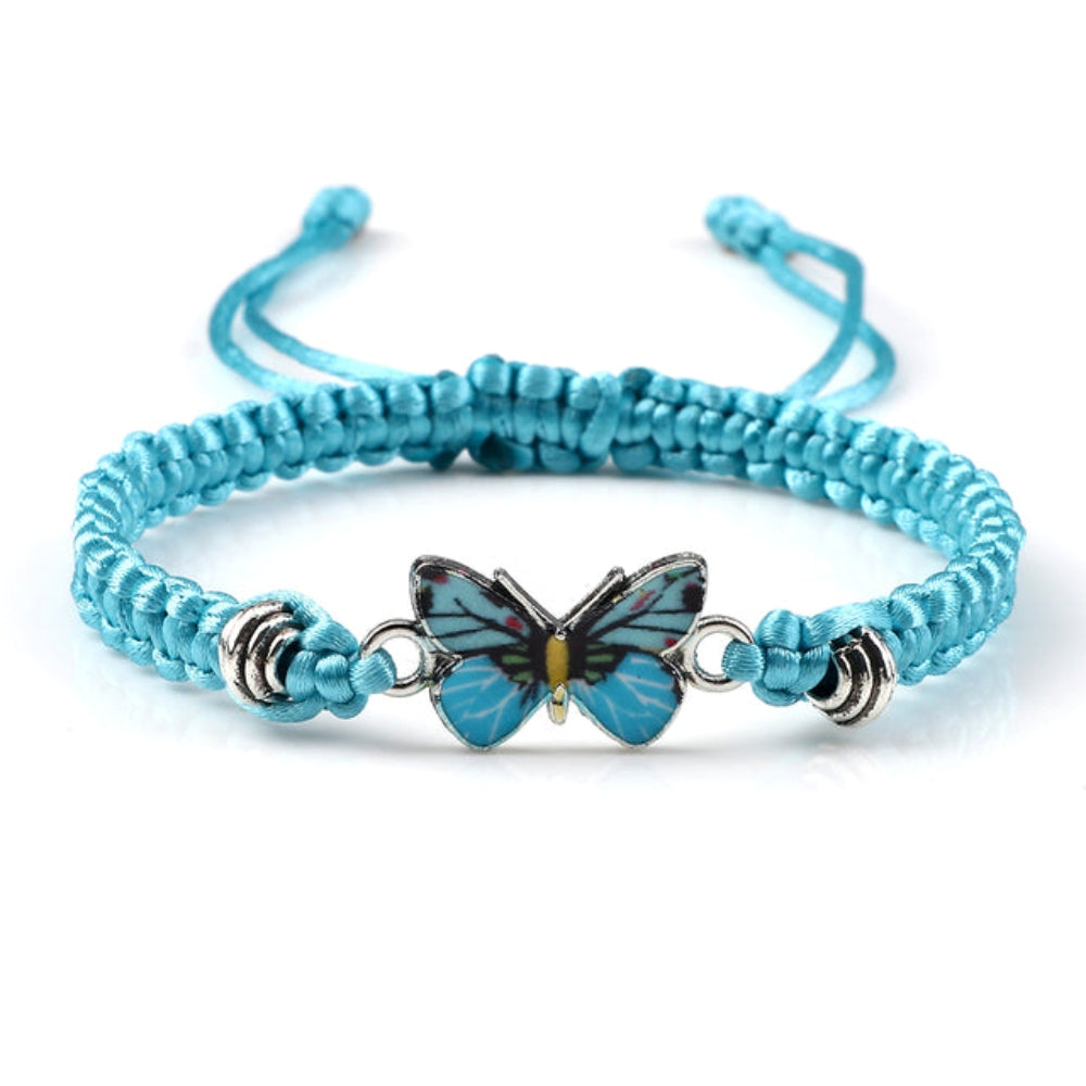 Elvina – Armband mit blauem Schmetterling