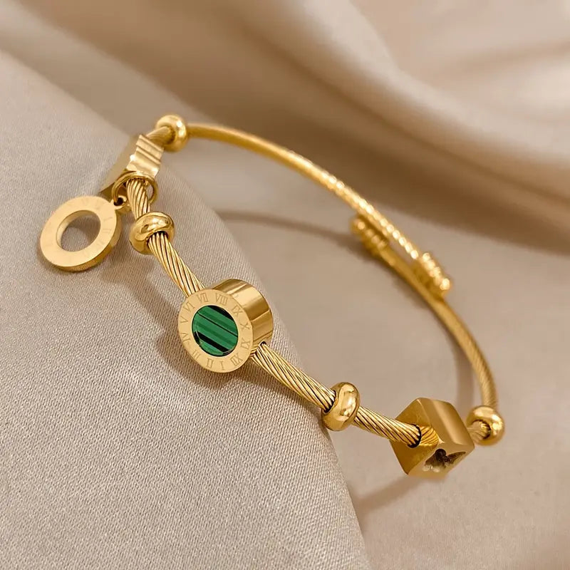 Rhian – Armband mit Unterschrift in Gold