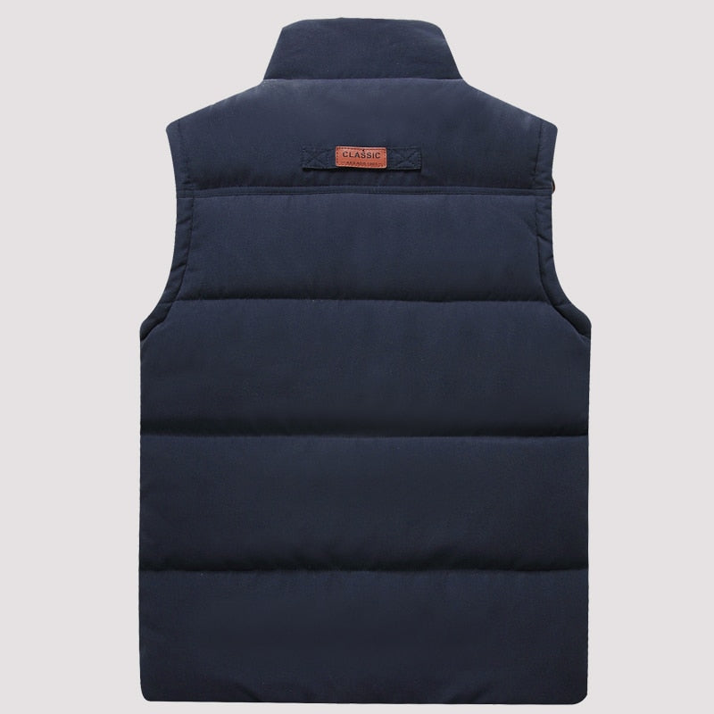 Herren Bodywarmer Padded Weste Hochkragen Mit Taschen - Wärmend und Vielseitig