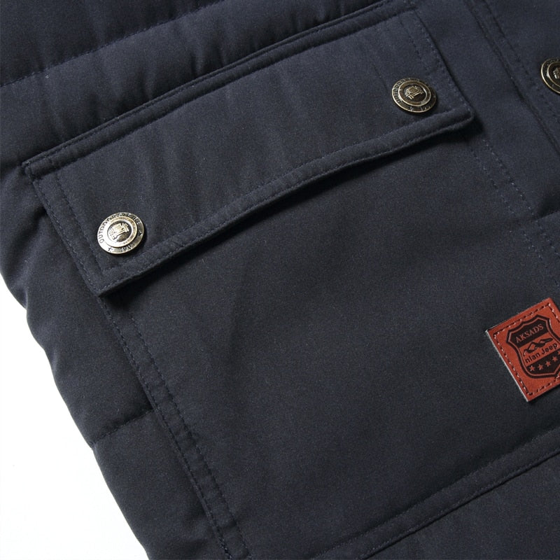 Herren Bodywarmer Padded Weste Hochkragen Mit Taschen - Wärmend und Vielseitig
