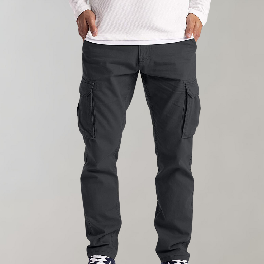 Herren Cargo-Hose mit Mehrfachtaschen lockere Passform