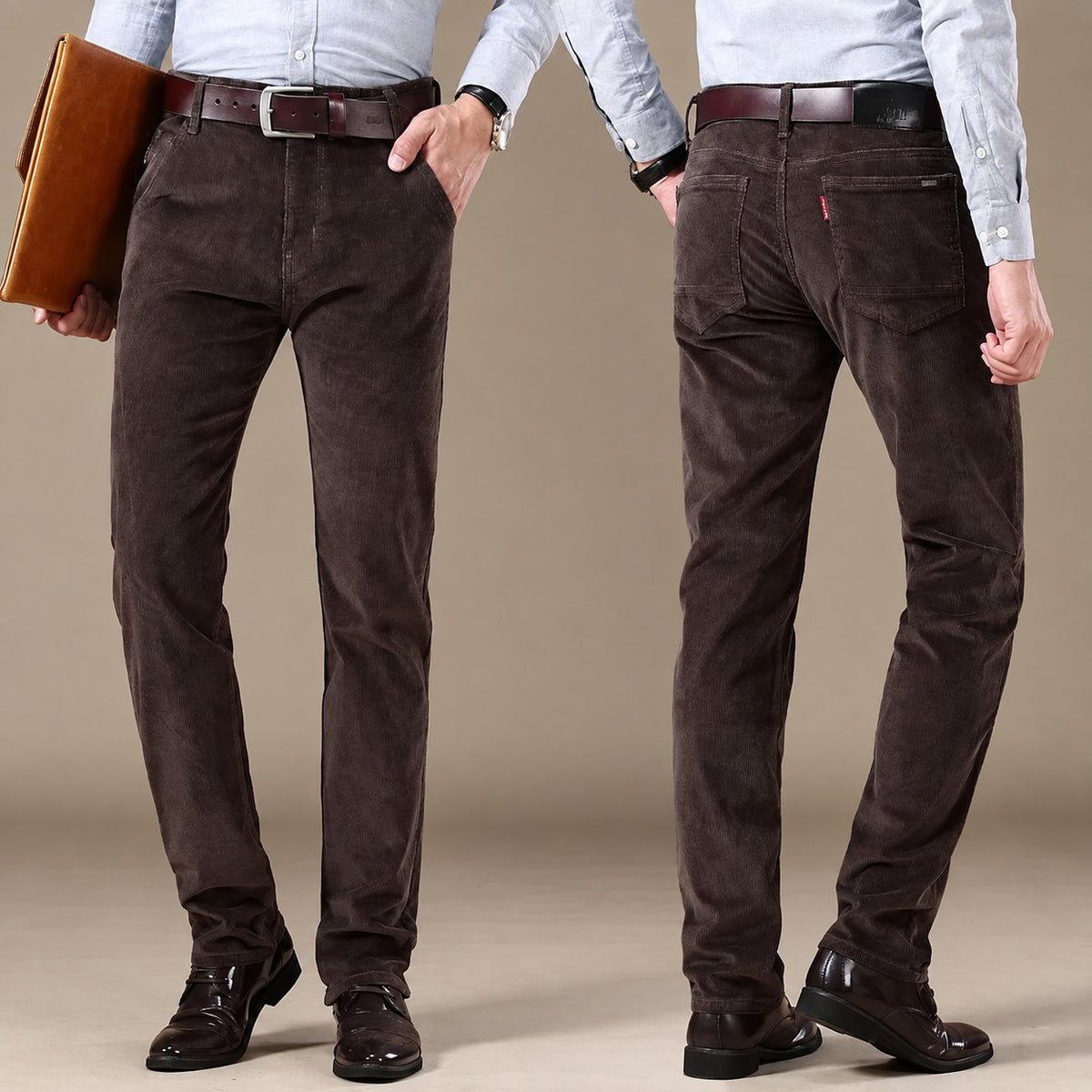 Herren Chino-Hosen - Tailored Fit mit 5-Taschen und modernem Schnitt