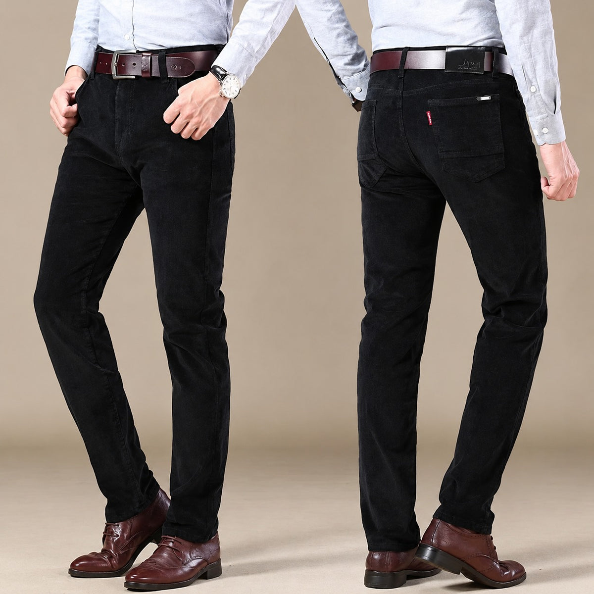 Herren Chino-Hosen - Tailored Fit mit 5-Taschen und modernem Schnitt