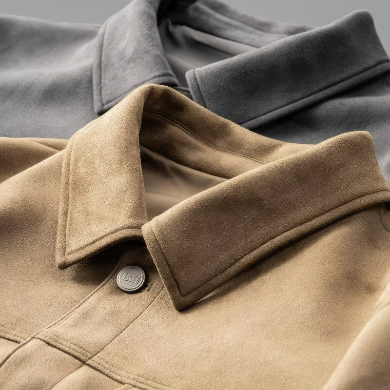 Herren Freizeitjacke mit Knopfleiste und Brusttaschen - Strukturierter Schnitt