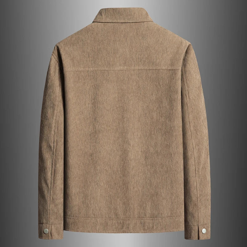 Herren Jacke Leicht mit Knopfverschluss und Brusttaschen