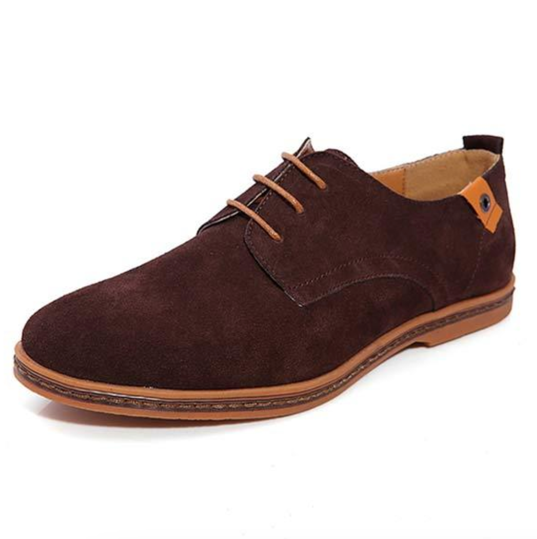 Herrenschuhe mit Schnürung, klassisches Design und vielseitigem Stil - Rundkappe
