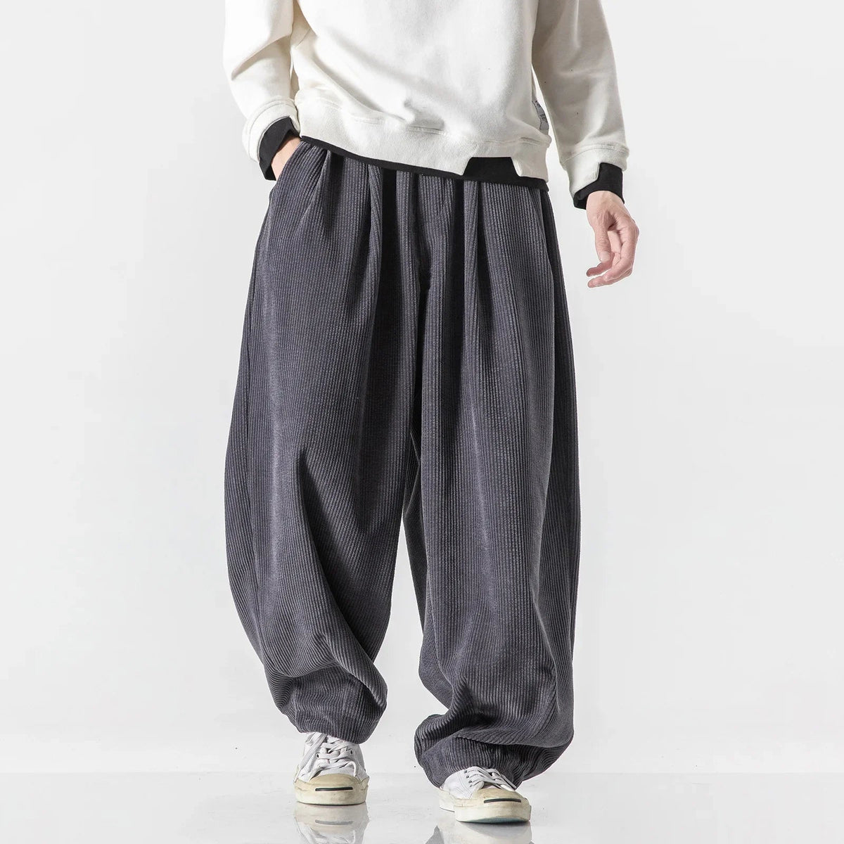 Herrensweatpants Relaxed Fit mit Kordelzug und Seitentaschen