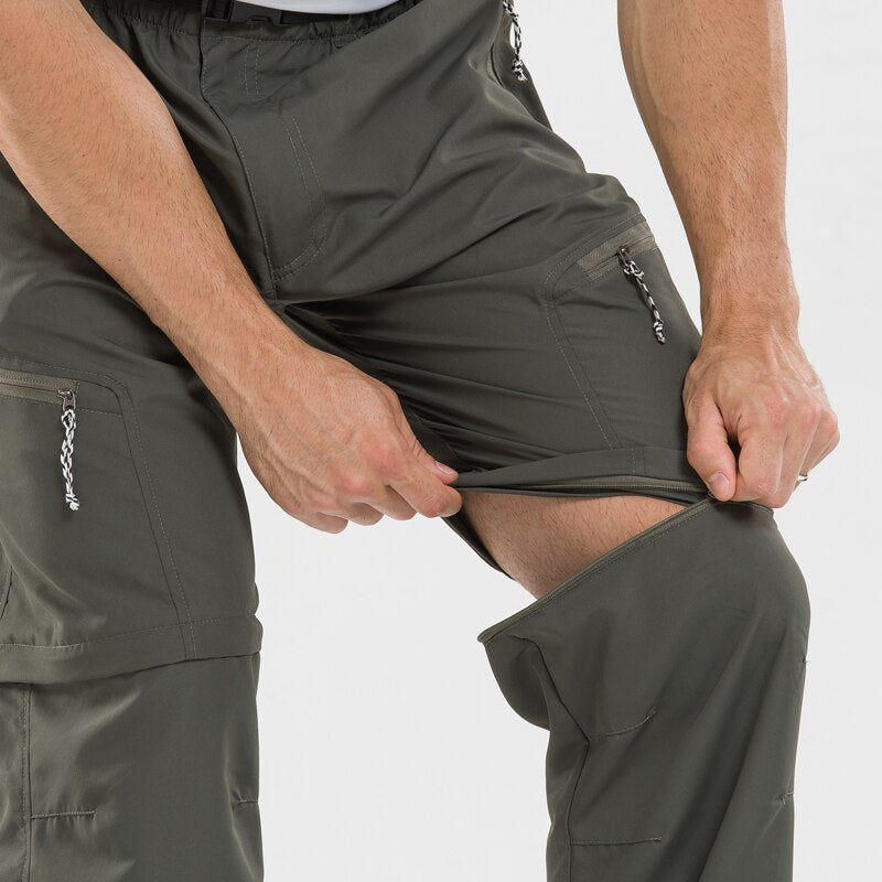Hose für Damen mit Reißverschluss-Beinabschnitten und elastischer Taille - Lightweight, relaxter Schnitt