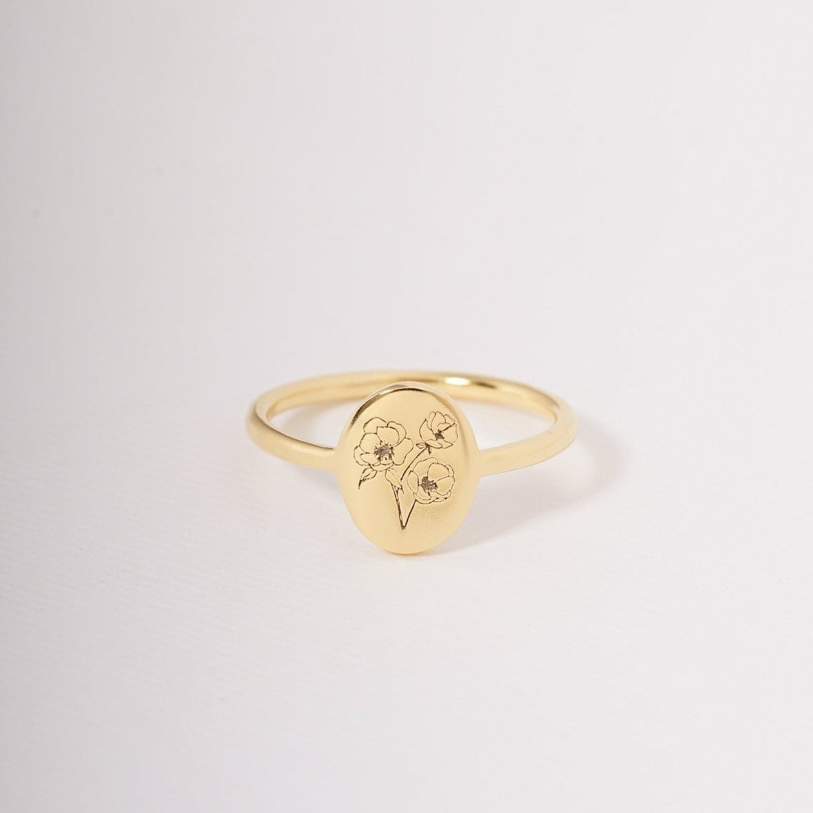 Geburtsblumenring - Stilvoll personalisierter Ring