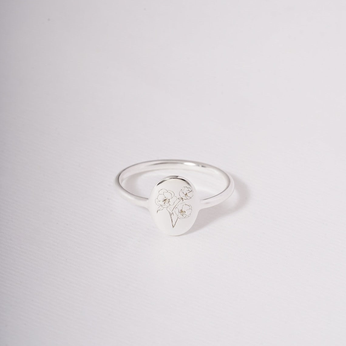 Geburtsblumenring - Stilvoll personalisierter Ring