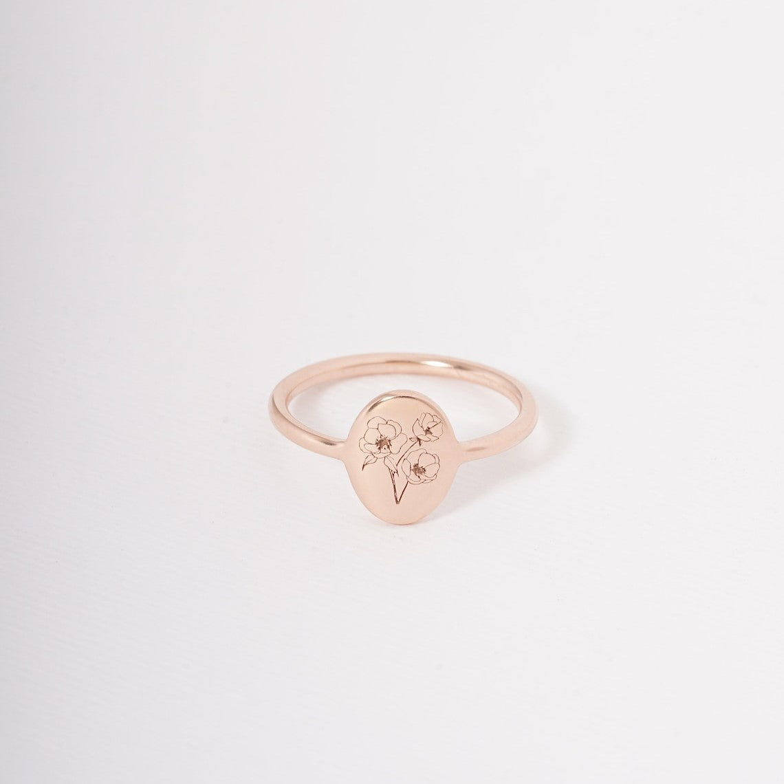 Geburtsblumenring - Stilvoll personalisierter Ring