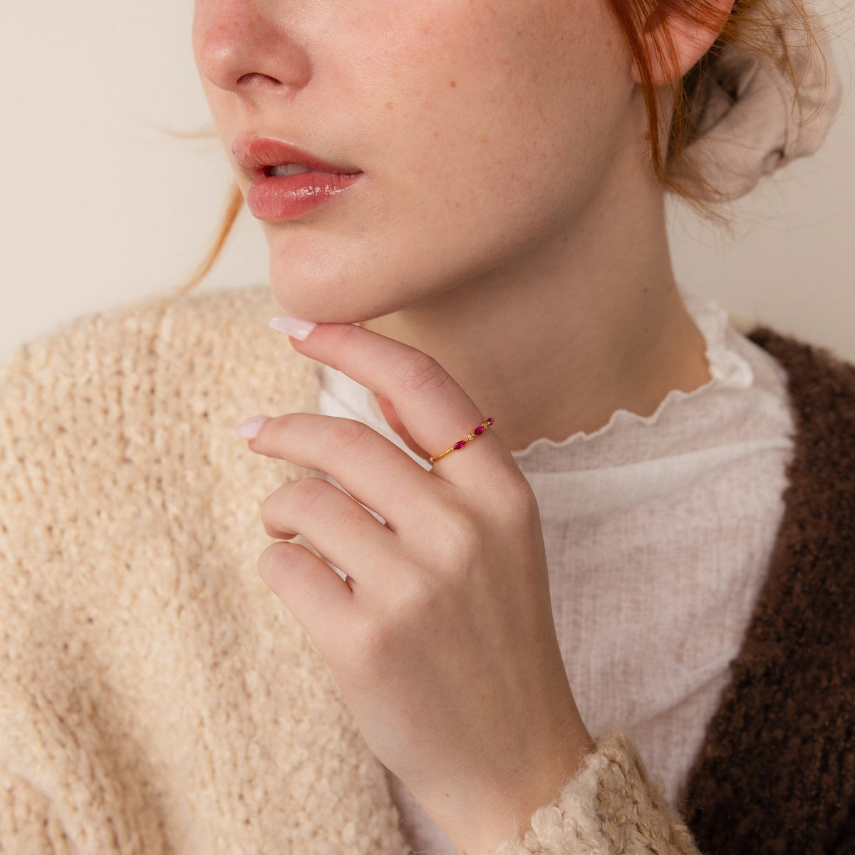 Quinn – Dreifach Marquise Ring