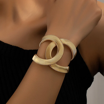 Celia – Stilvolles Doppelarmband in Gold