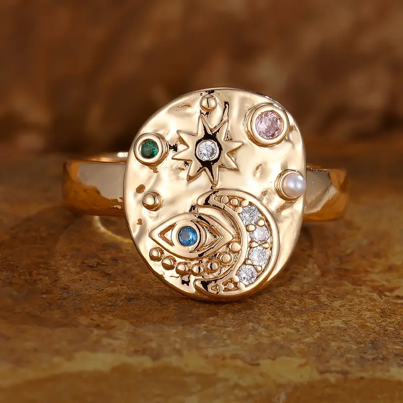 Solenya – Ring mit Sonnen-Mond-Design