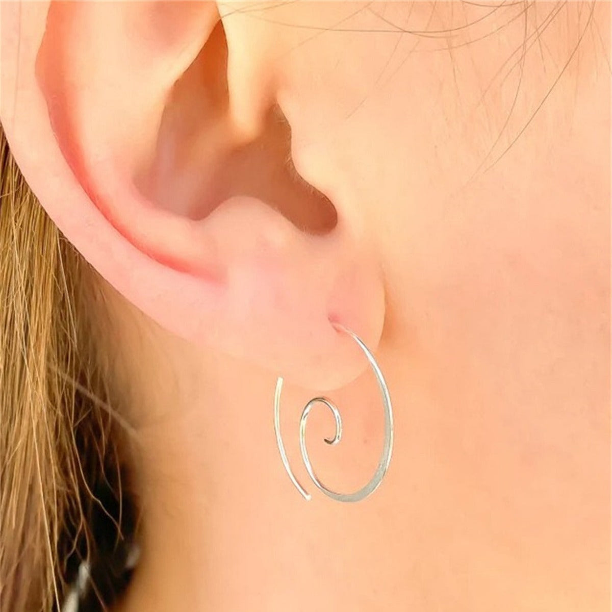 Yara – Boho-spiralohrringe aus hochwertigem Metall
