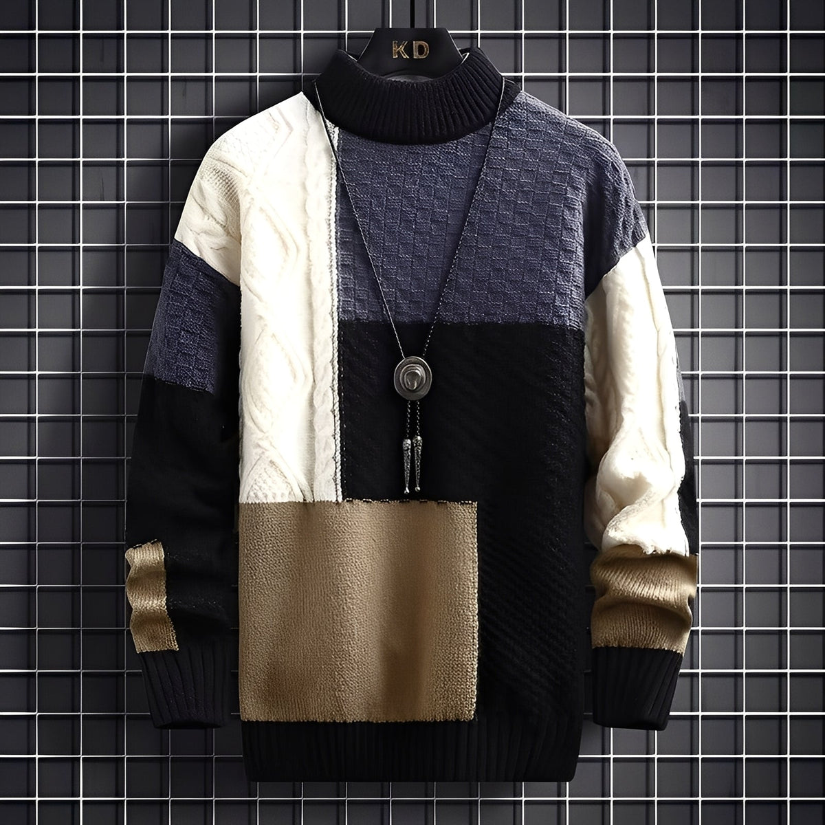 Eugene - Modischer, locker geschnittener Herrenpullover