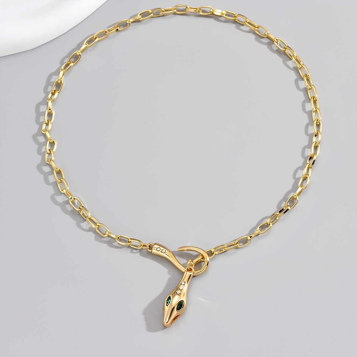 Celia – Schlangenhalskette mit Strass