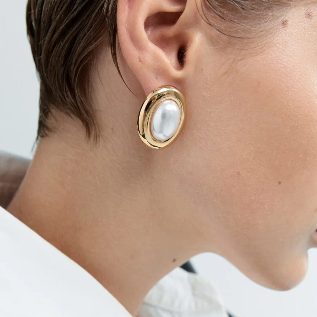 Colette – Vintage-Perlenohrringe aus edlem Material