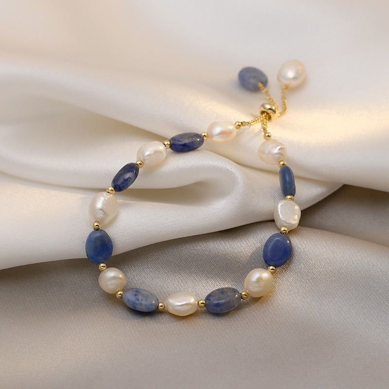 Kira – Stilvolles Armband mit Ozeanperlen