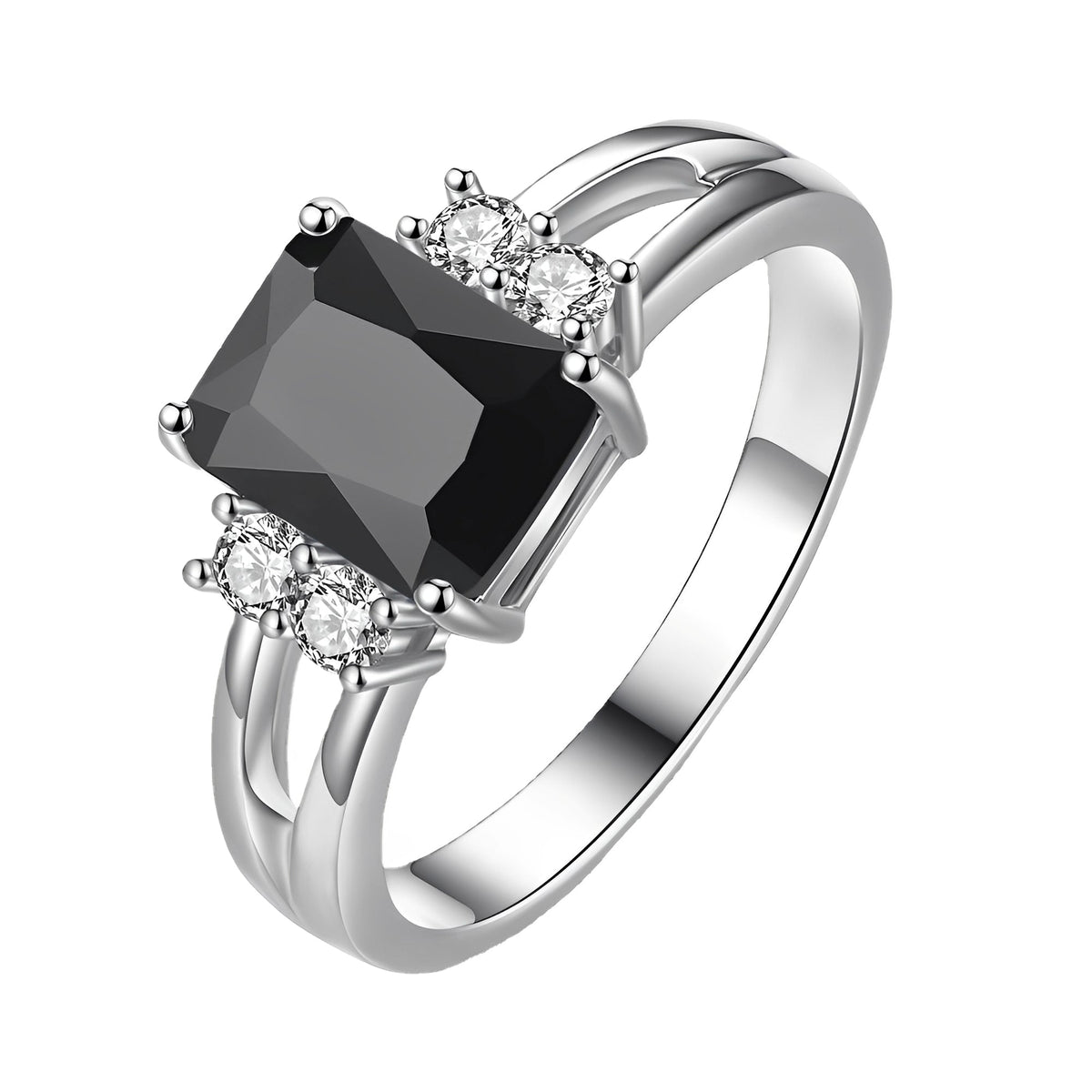 Ravenna – Vintage-Ring mit glanzvollem Onyx