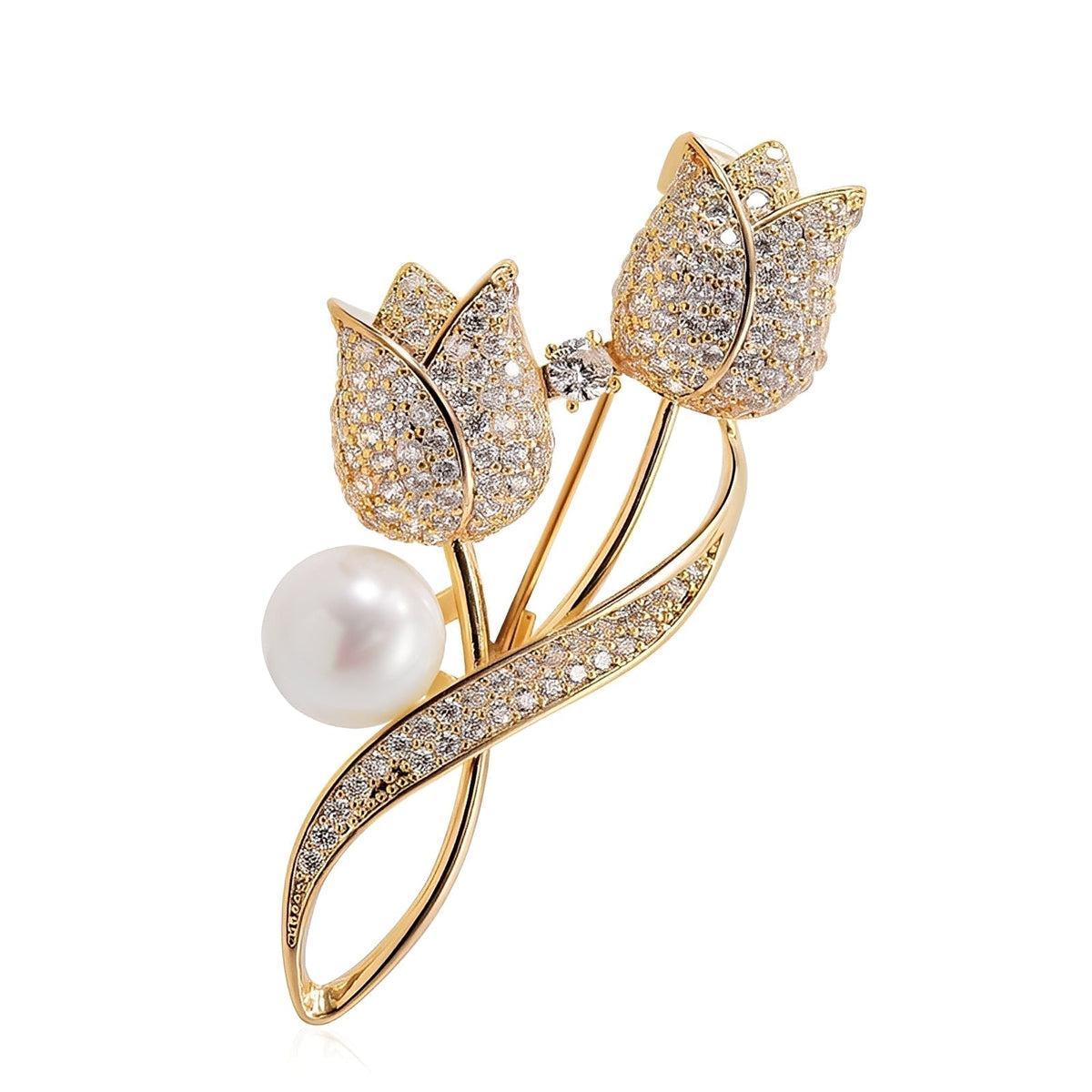 Jackie – Stilvolle Brosche in Tulpenform