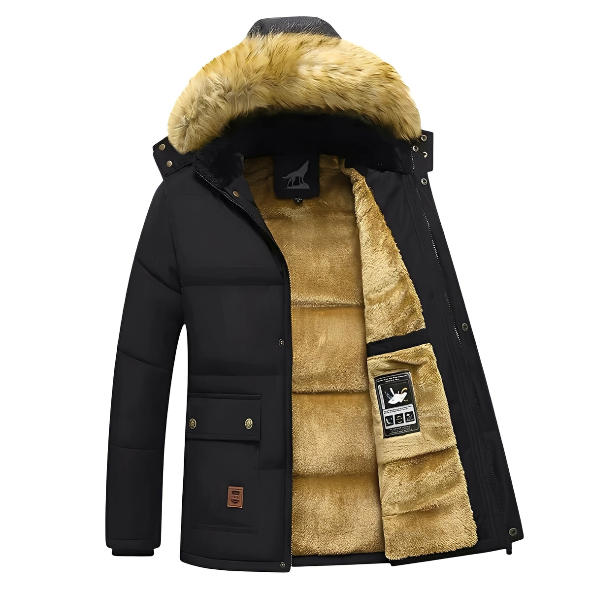 Crispian - Komfortable Jacke mit Kapuze