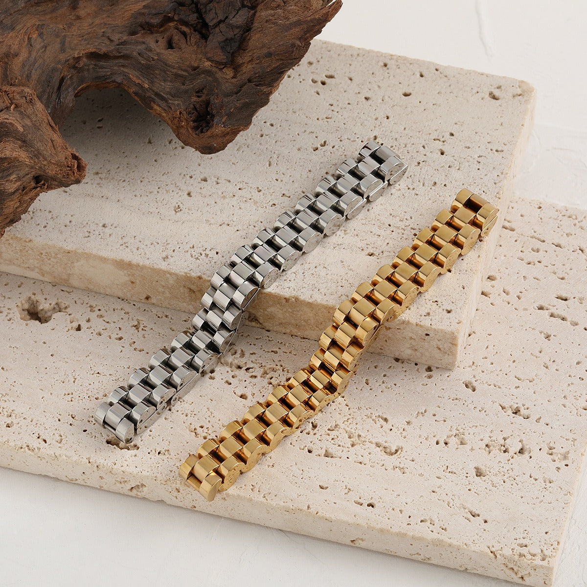 Bianca – Armband im kubanischen Kettenstil