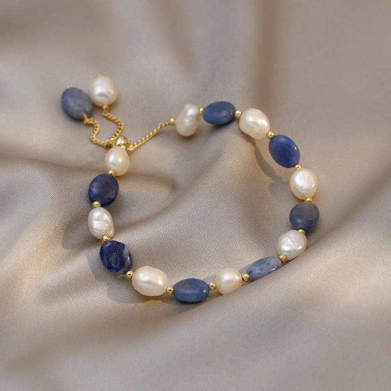 Kira – Stilvolles Armband mit Ozeanperlen
