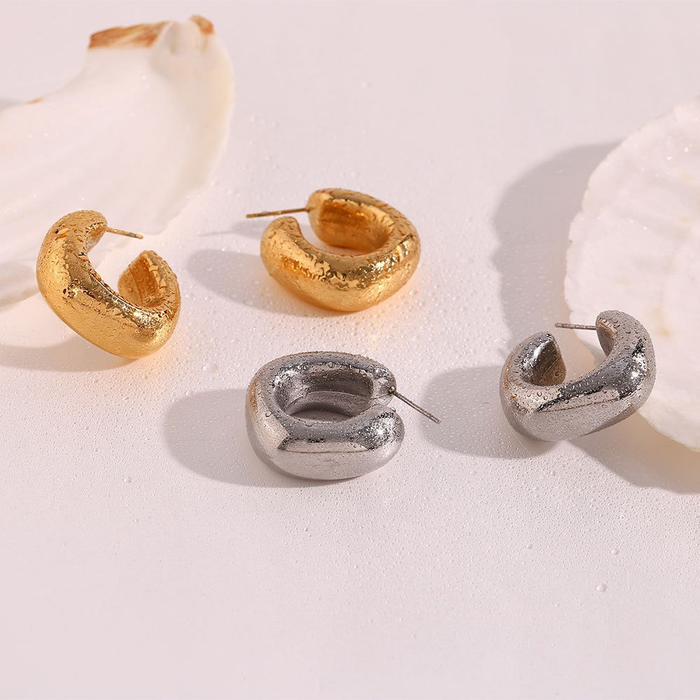 Amandine – Auffällige Ohrringe mit geometrischem Design